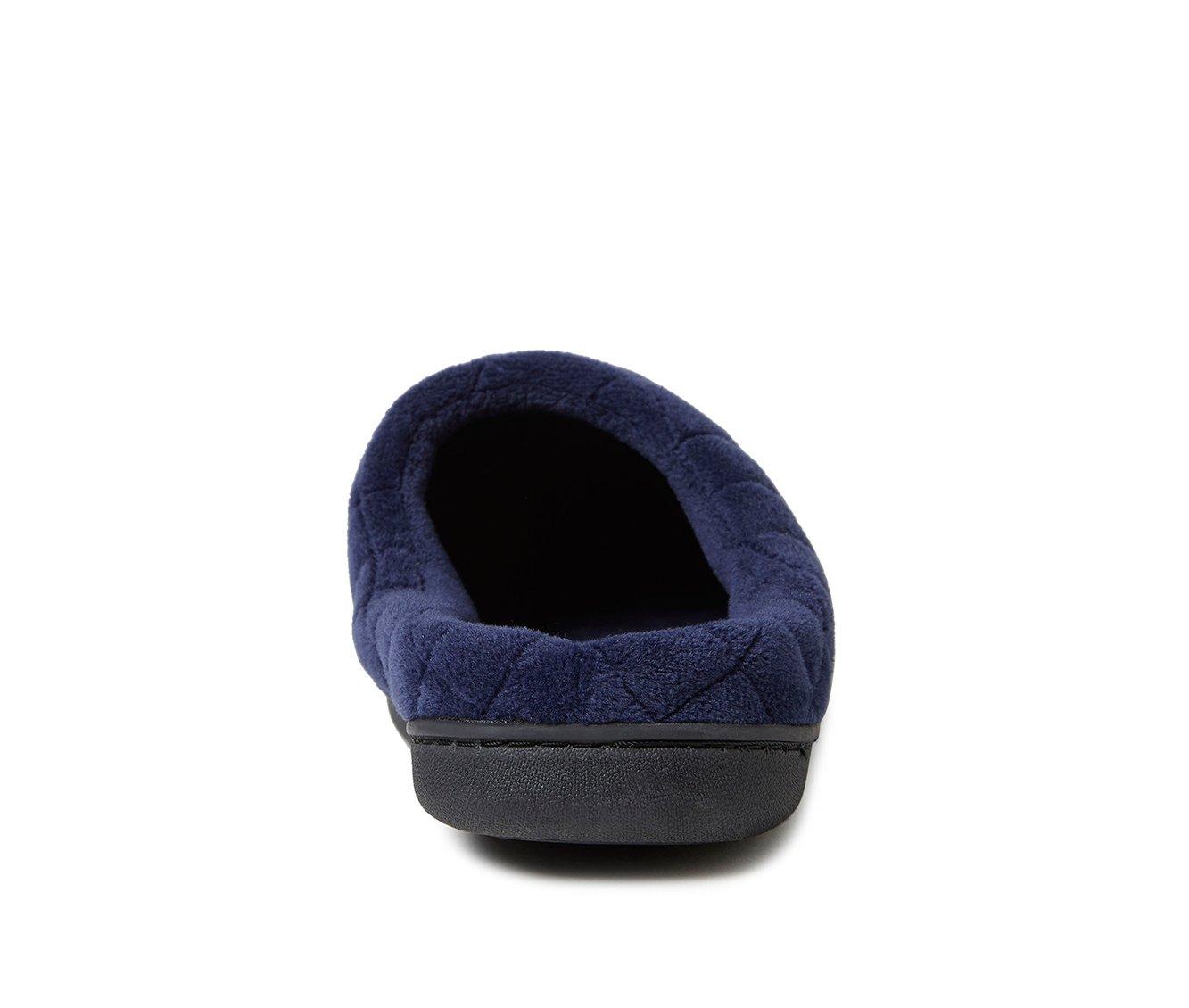 Dearfoams Darcy Velour Clog with Quilt Cuff Slippers