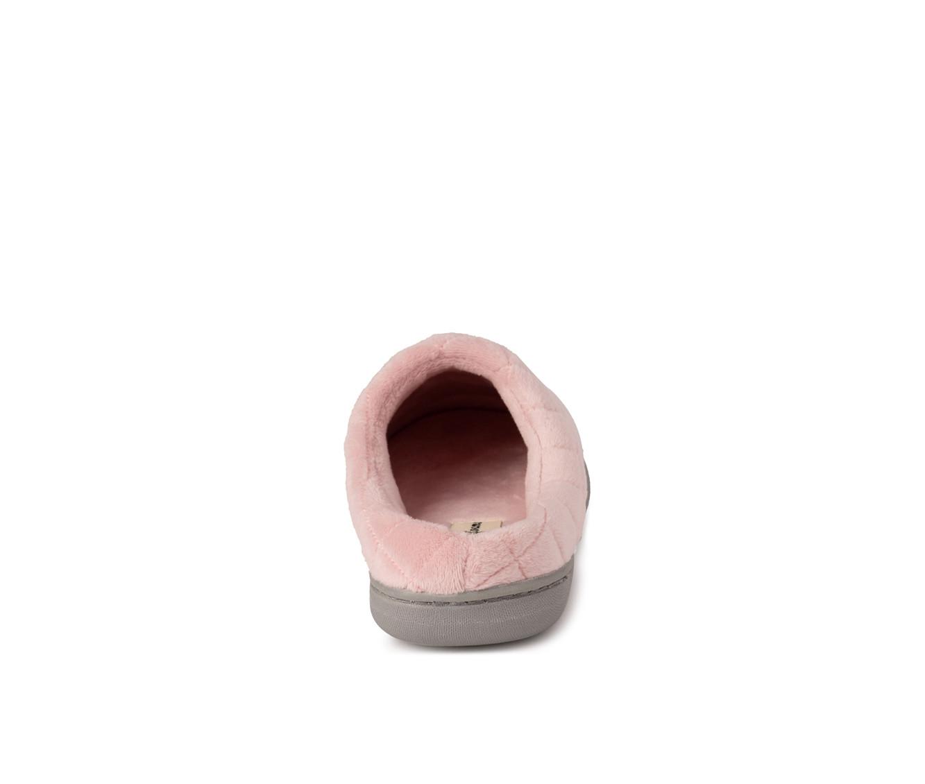 Dearfoams Darcy Velour Clog with Quilt Cuff Slippers