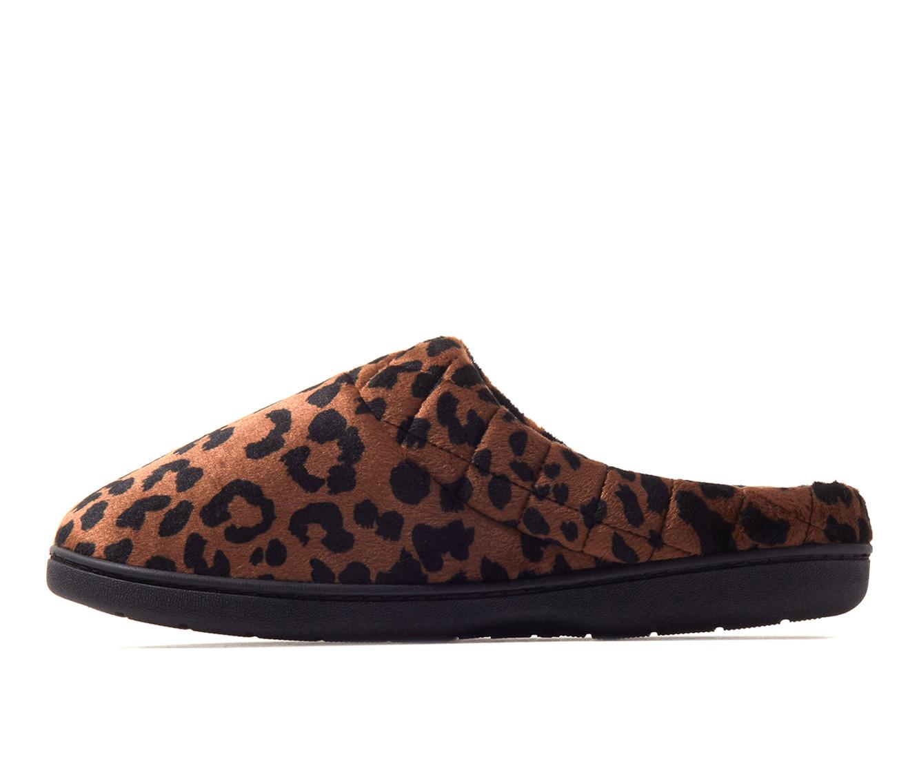 Dearfoams Darcy Velour Clog with Quilt Cuff Slippers