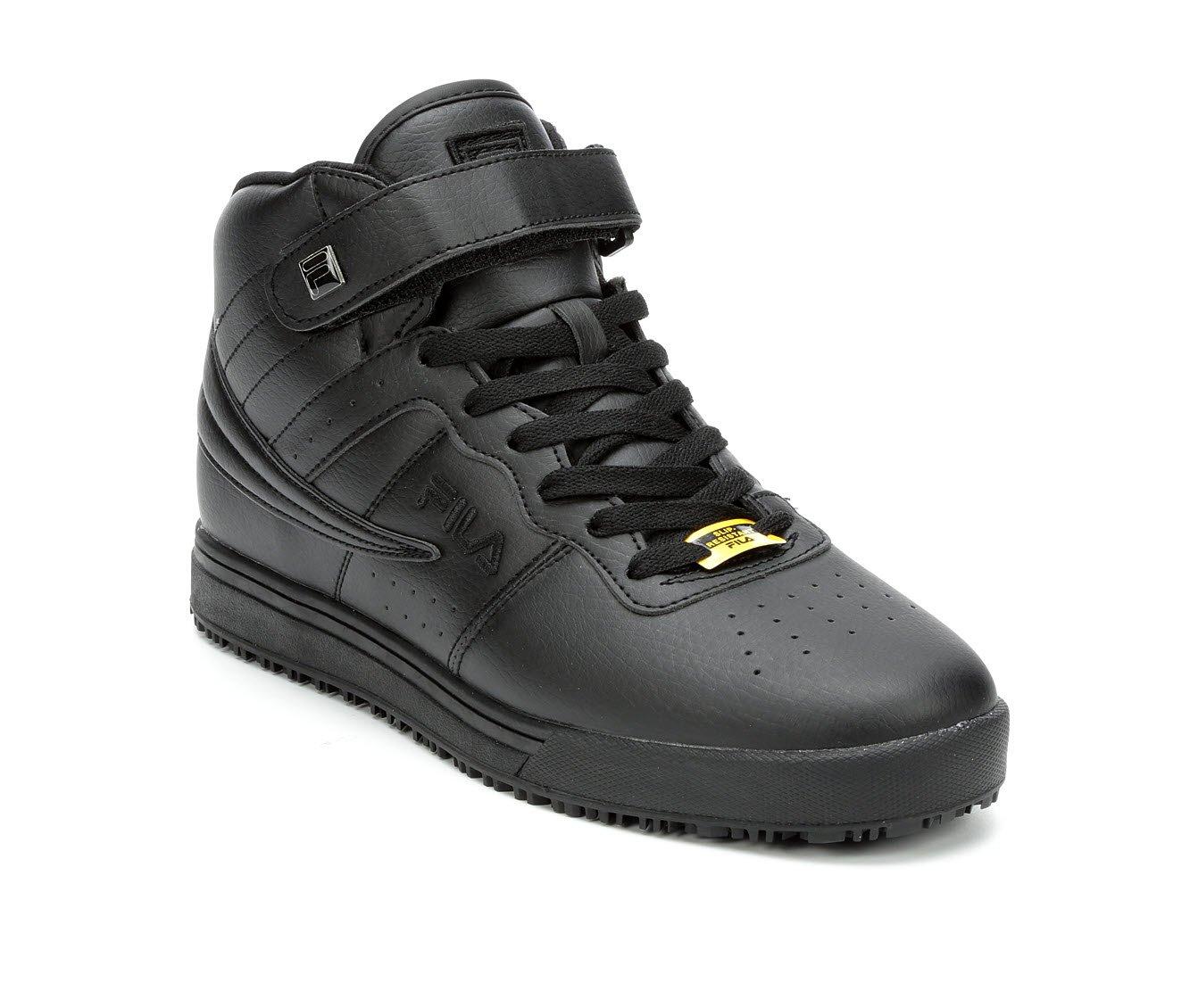 Fila Men's Vulc 13 Velcro Black Strap Boots, Medical Shoes