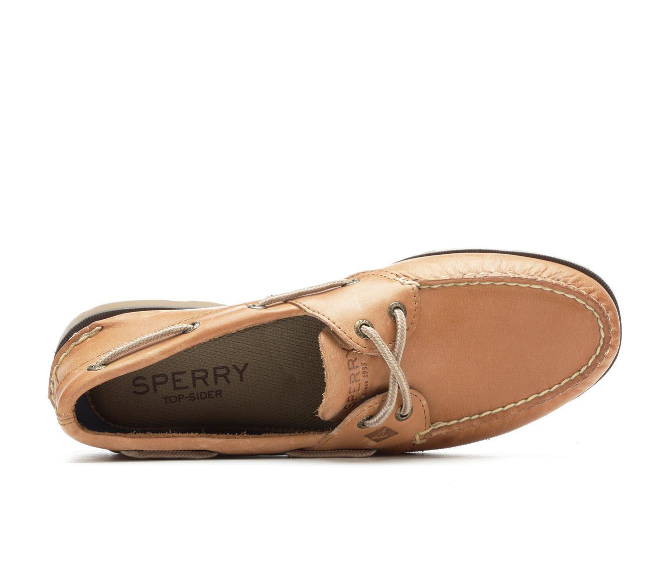 Sperry leeward leather store boat shoe