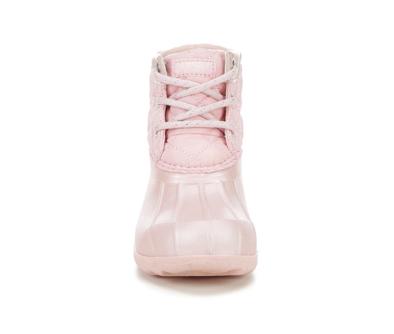 Girls pink on sale sperry boots