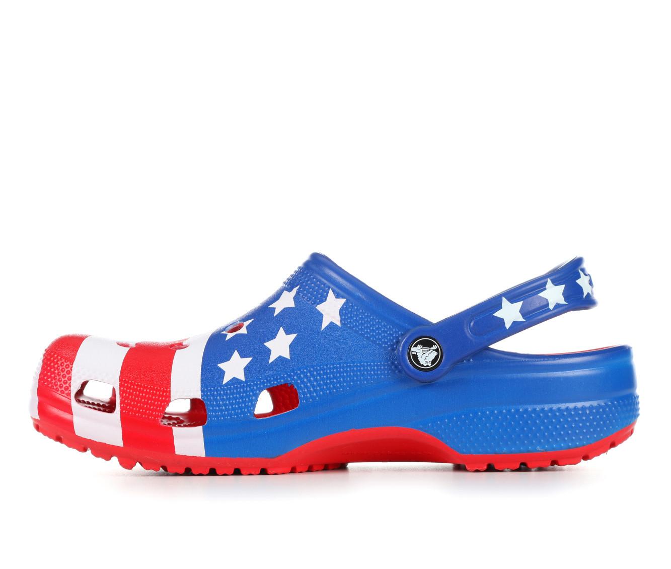 Flag crocs best sale