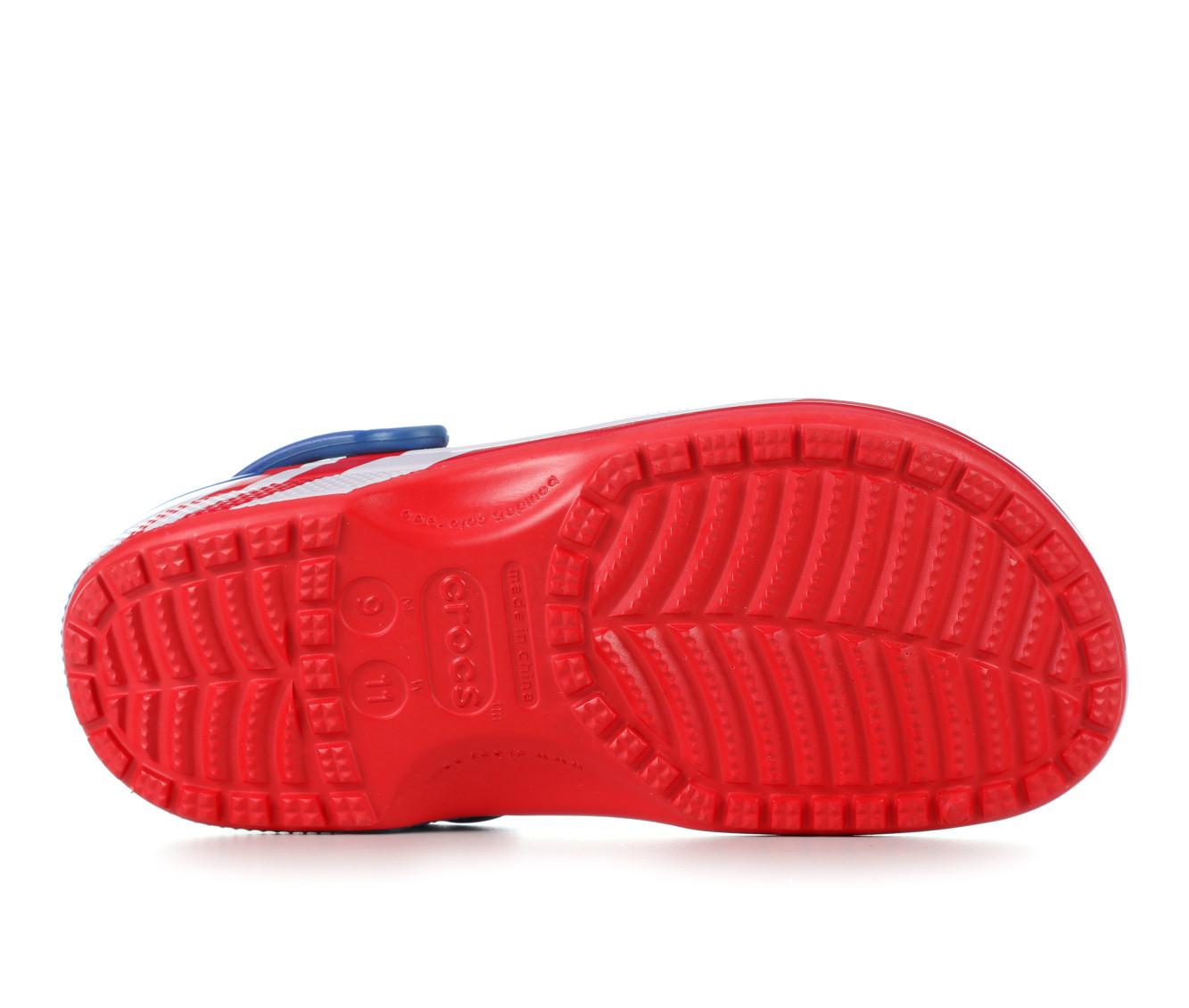 Adults' Crocs Classic American Flag Clogs