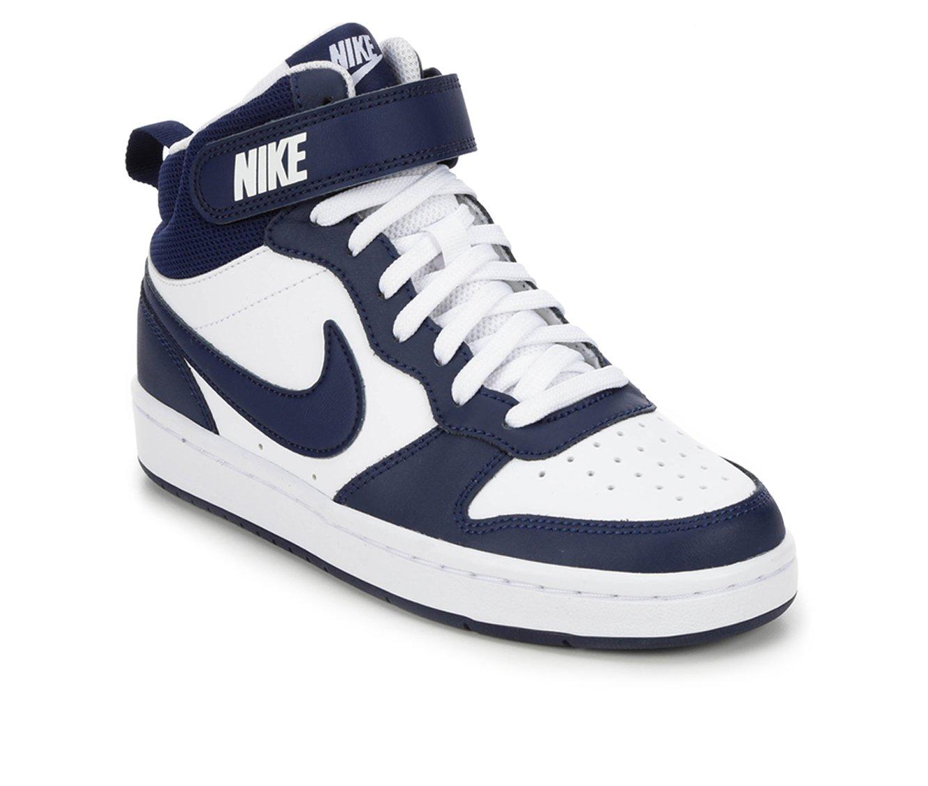 Kids Boys Youth White & Green Nike Dunk High Trainers