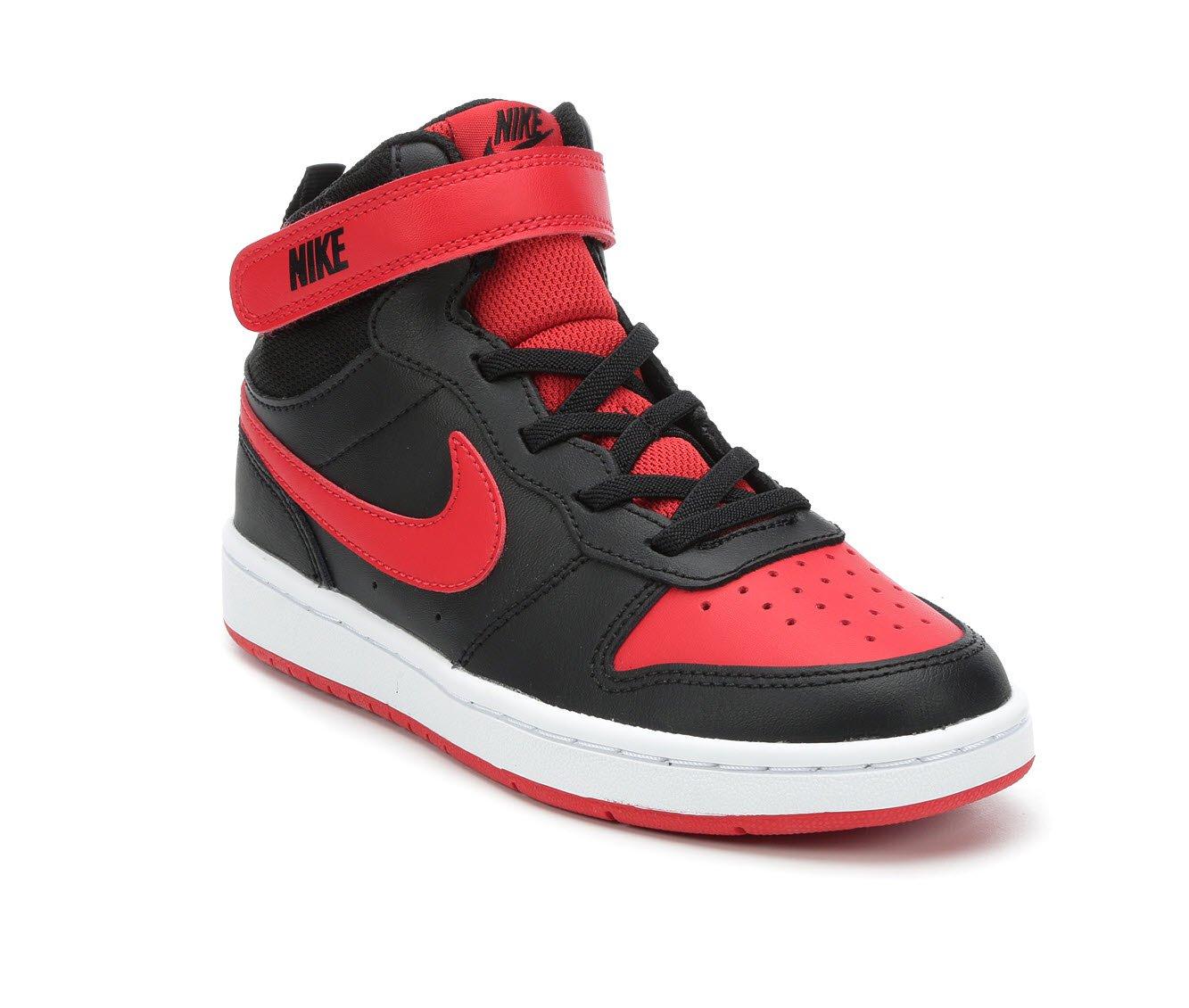 Kids' Nike Little Kid Court Borough Mid 2 Sneakers