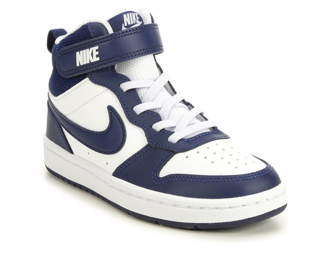 Boys' Nike Little Kid Court Borough Mid 2 Sneakers