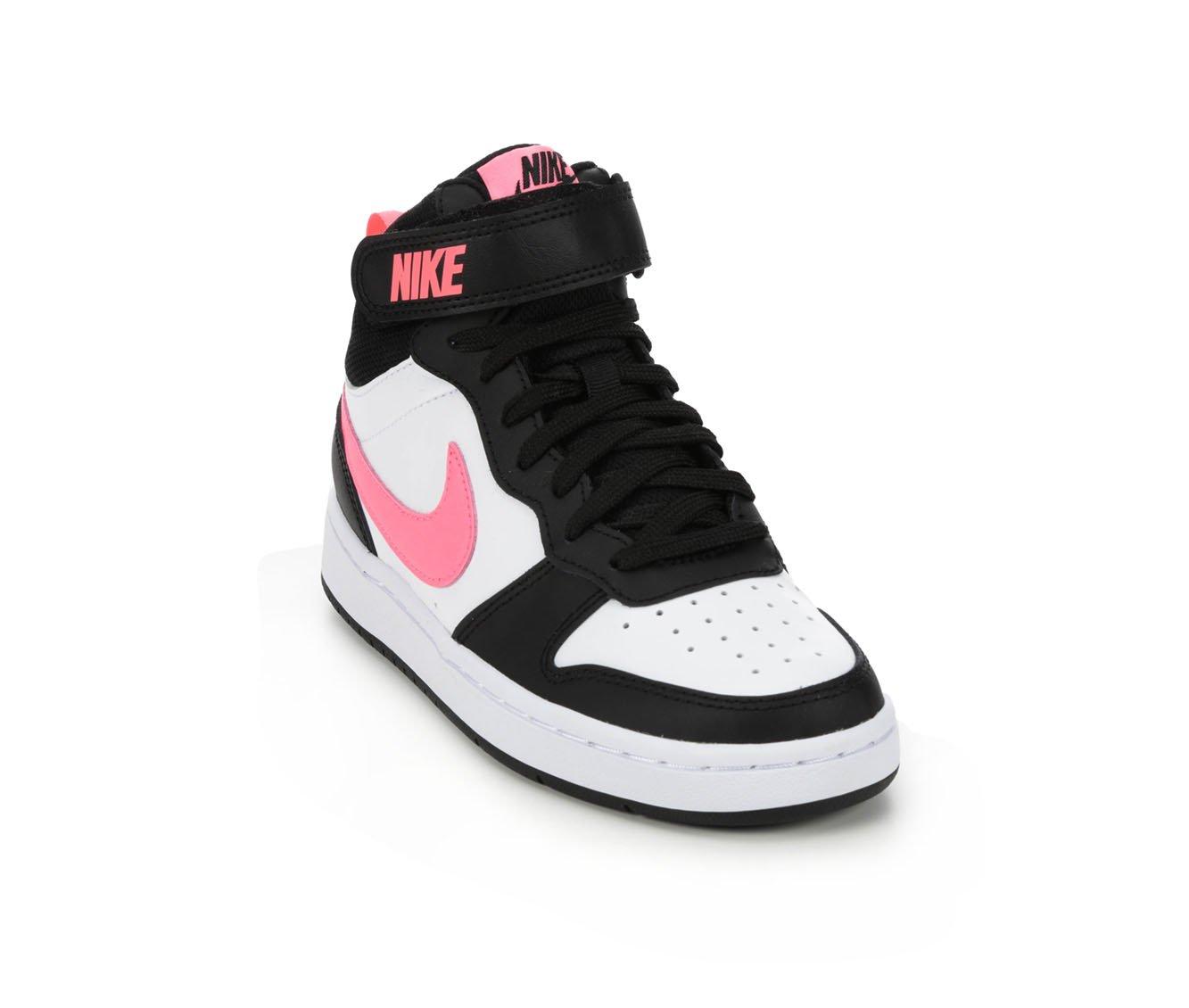 Nike shoes pink and black best sale