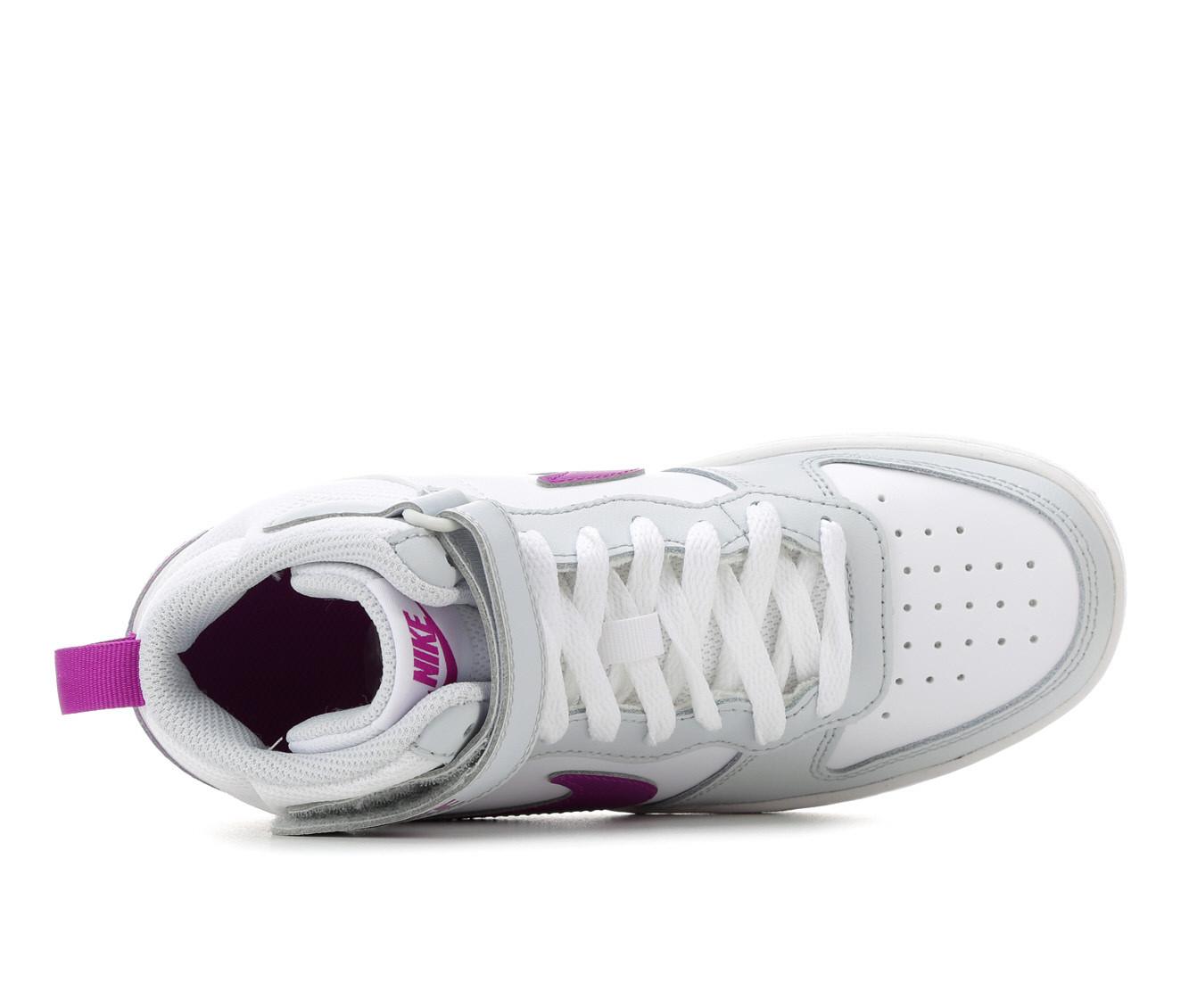 Nike Girls' Grade School Court Borough Mid RG Big Kids Basketball Shoes