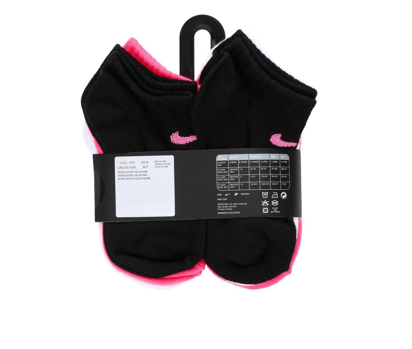 Nike Toddler 6p Basic No Show Socks