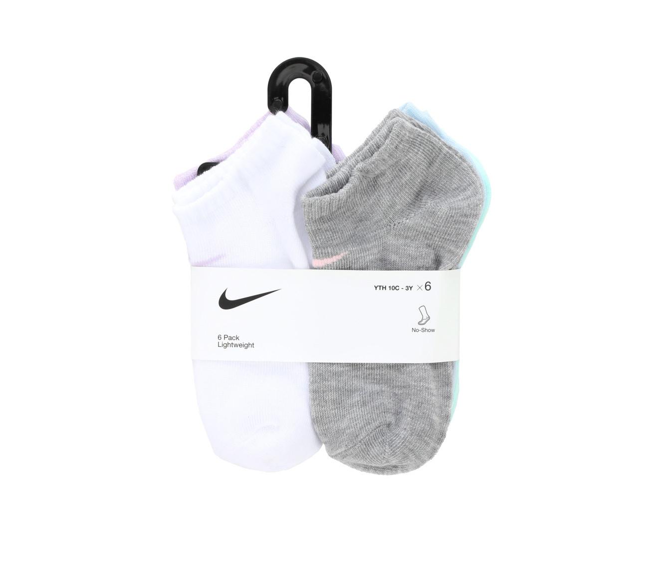 Nike Toddler 6p Basic No Show Socks