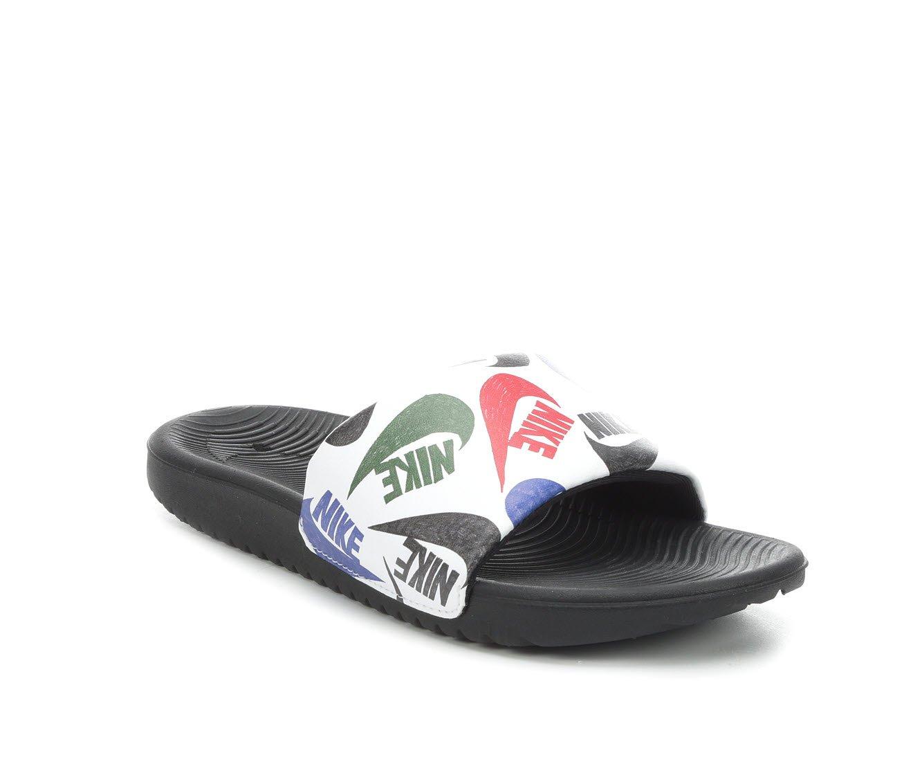 Boys' Nike Little Kid & Big Kid Kawa Print Sport Slides