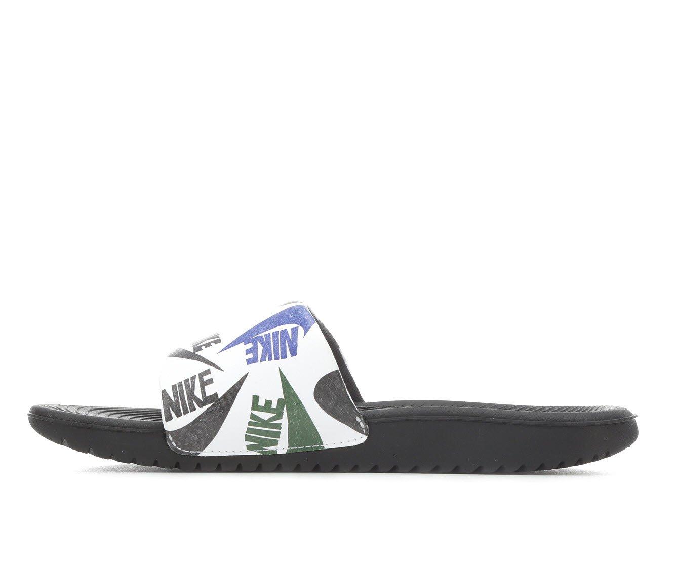 Boys' Nike Little Kid & Big Kid Kawa Print Sport Slides