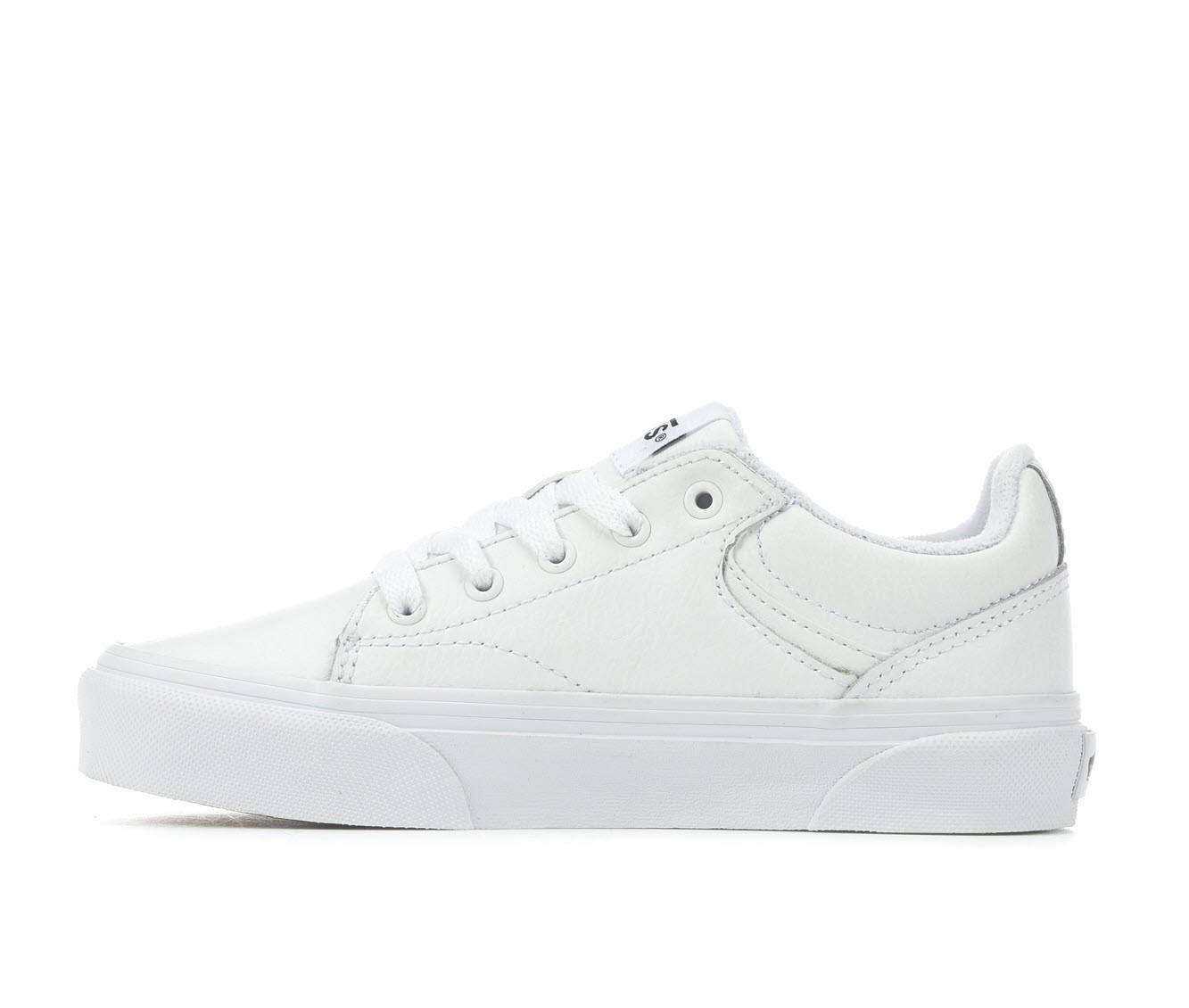 Big kids white vans online