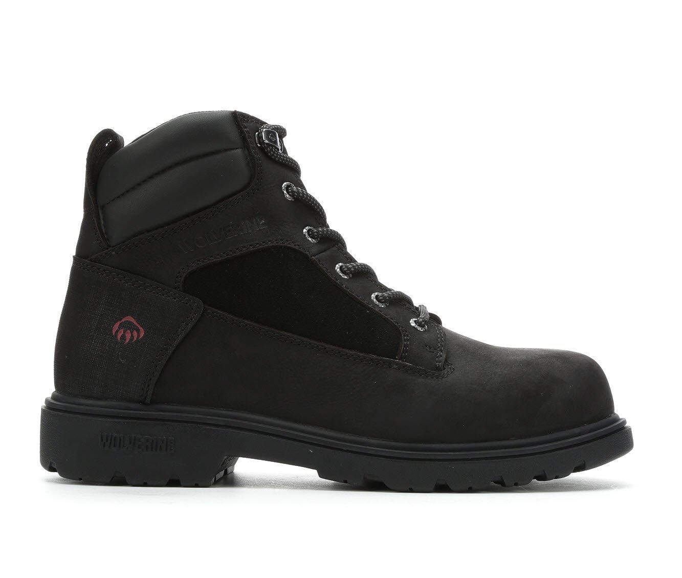 Black wolverine pull outlet on work boots