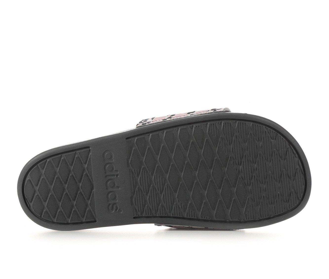 Adults' Adidas Adilette Comfort Print Sport Slides