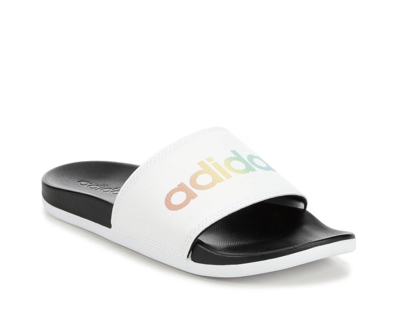 Women s Adidas Adilette Comfort Print Sport Slides Shoe Station