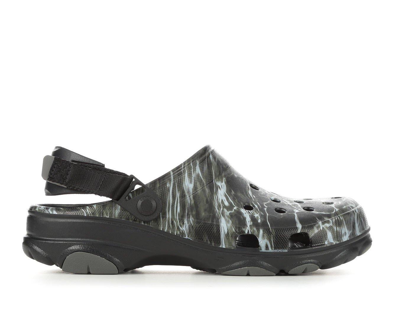 Crocs Classic All Terrain Mossy Oak Clog Black Men's 10, Women's 12 :  : Fashion