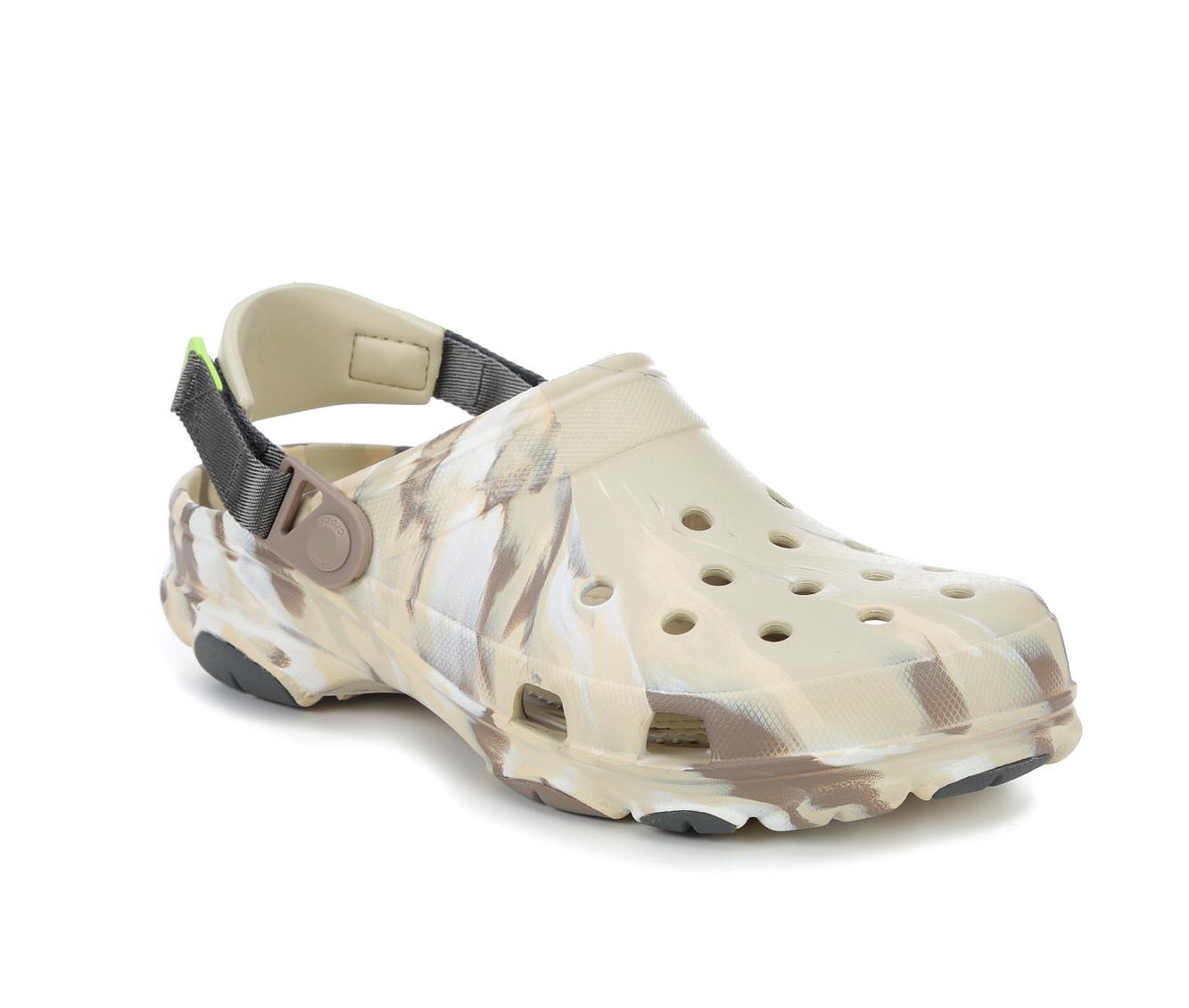 Camo crocs deals with velcro strap