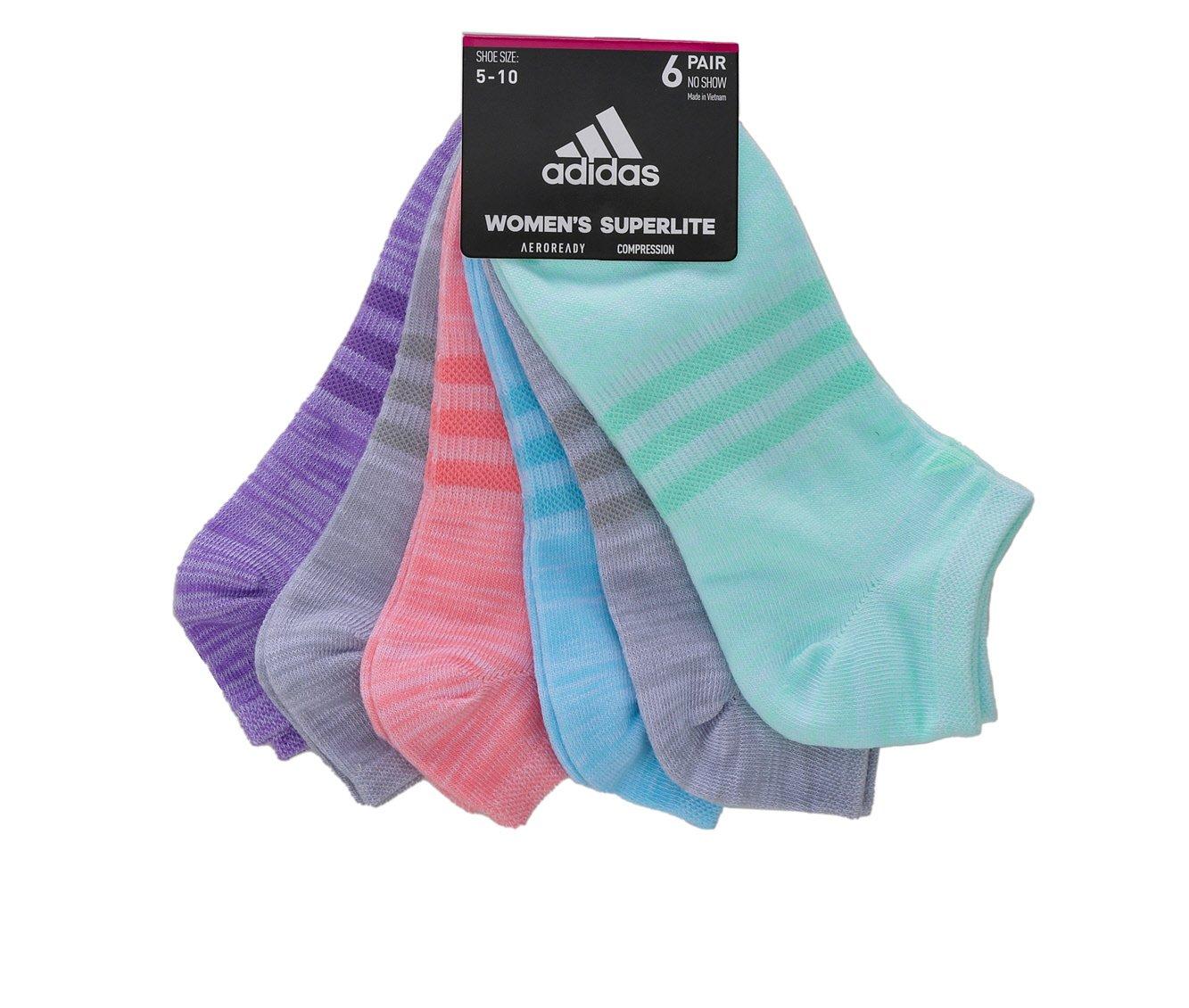 Adidas women's superlite on sale no show socks