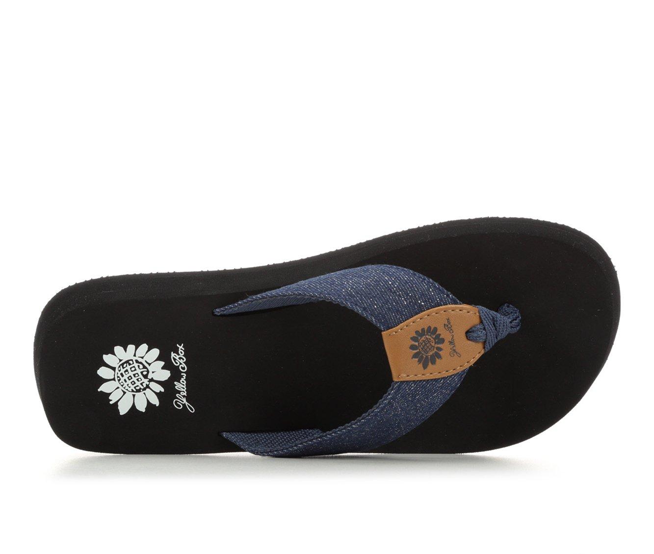 Women's Yellow Box Grant Flip-Flops