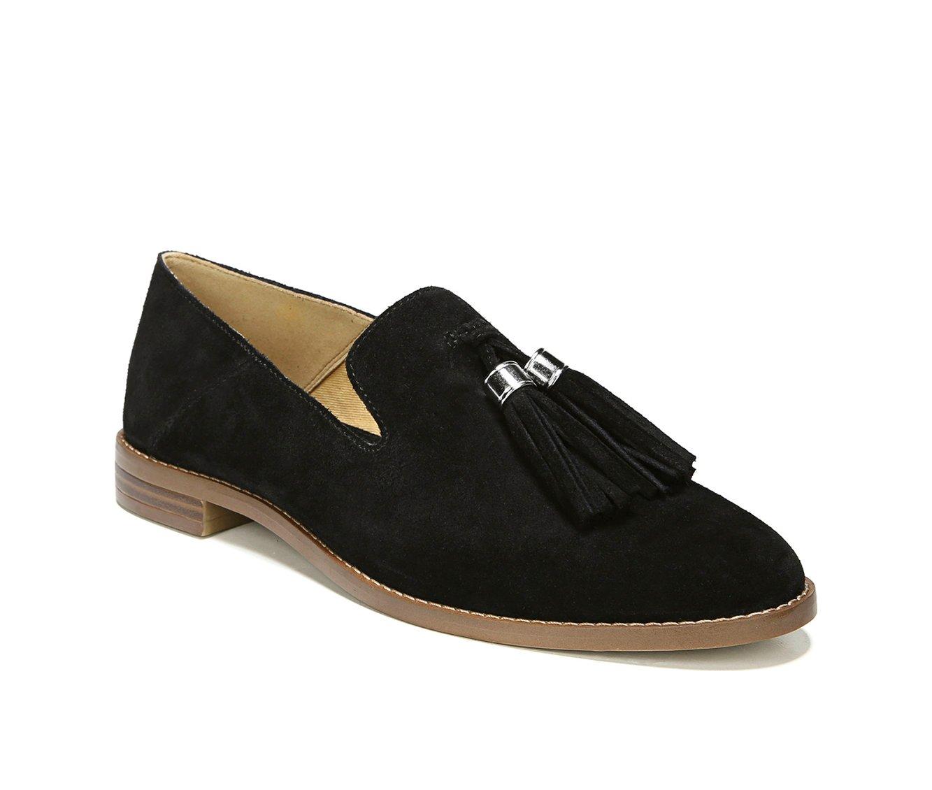 Franco sarto black suede on sale loafers