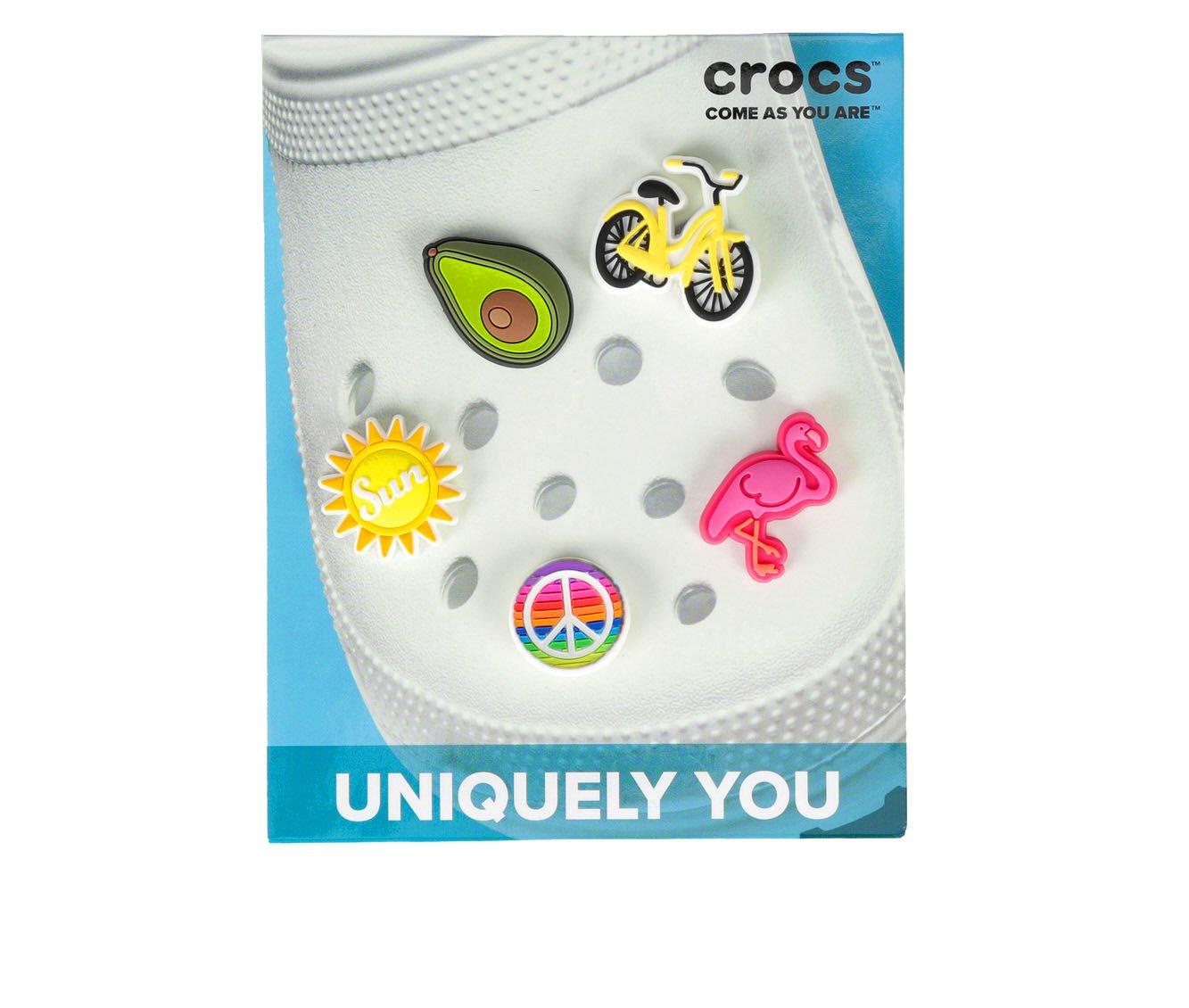 We have so many crocs and croc charms to have y'all fully loaded