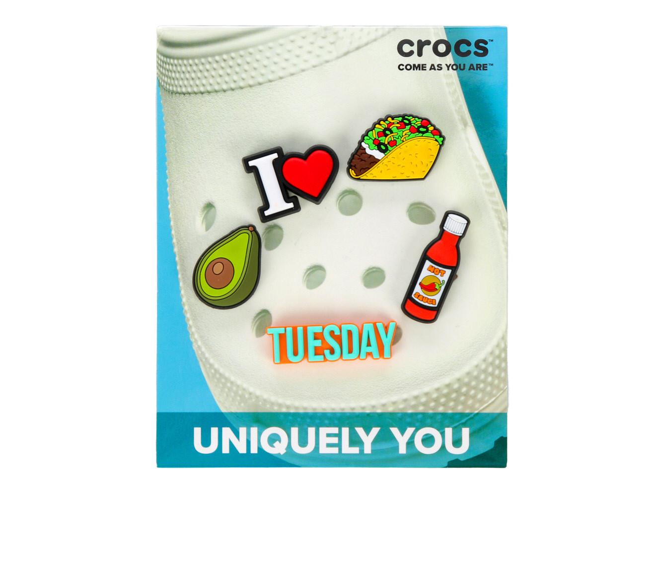 Crocs Jibbitz Taco Tuesday 5 Pack