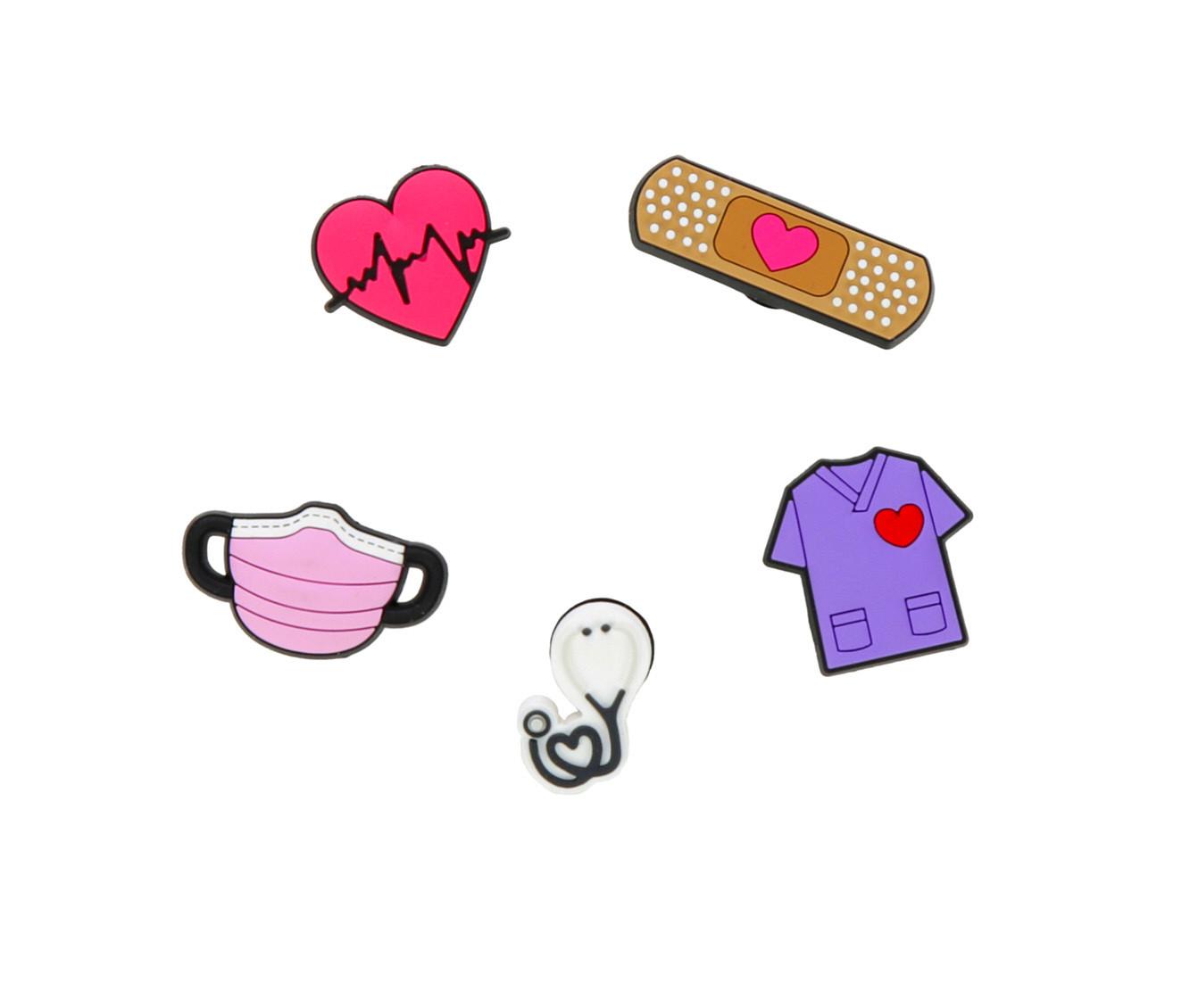 Valentines Girly 5 Pack Jibbitz™ charms - Crocs