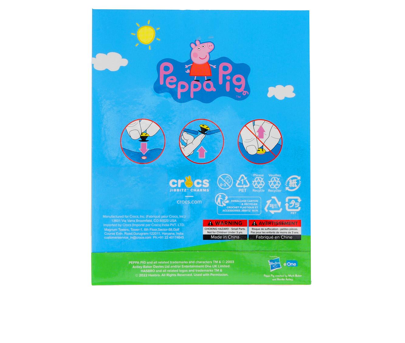 10 pcs. PEPPA PIG crocs charms