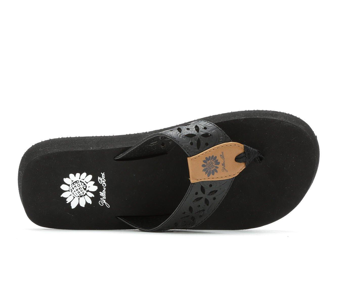 Women's Yellow Box Sharen Flip-Flops