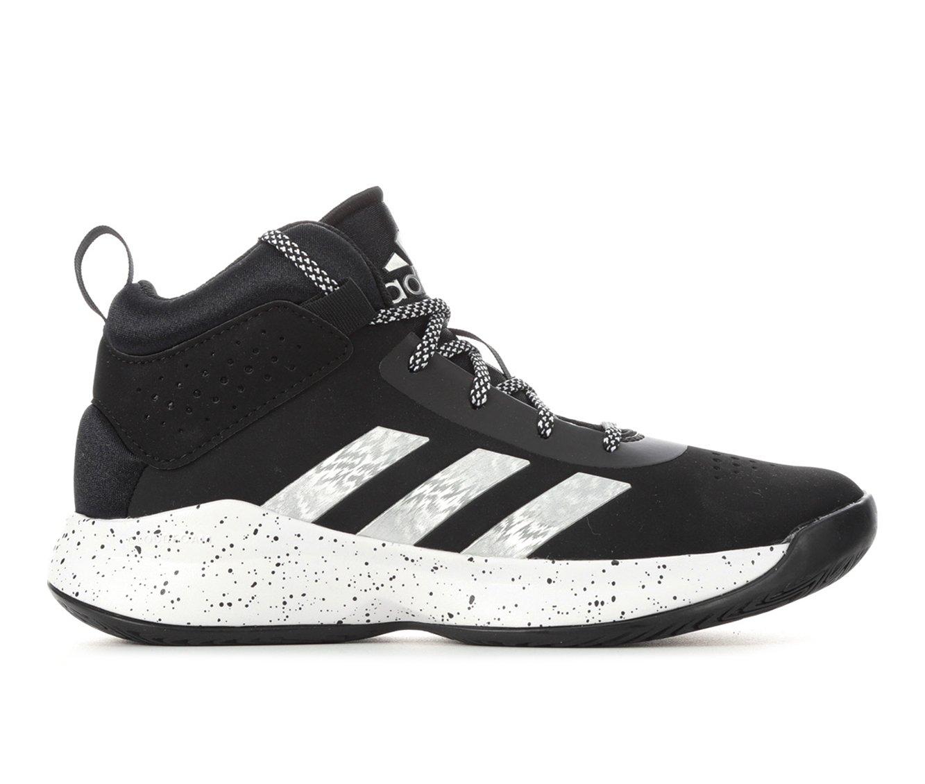 Boys' Adidas Little Kid & Big Kid Cross 'Em Up 5 Wide Width Basketball Shoes