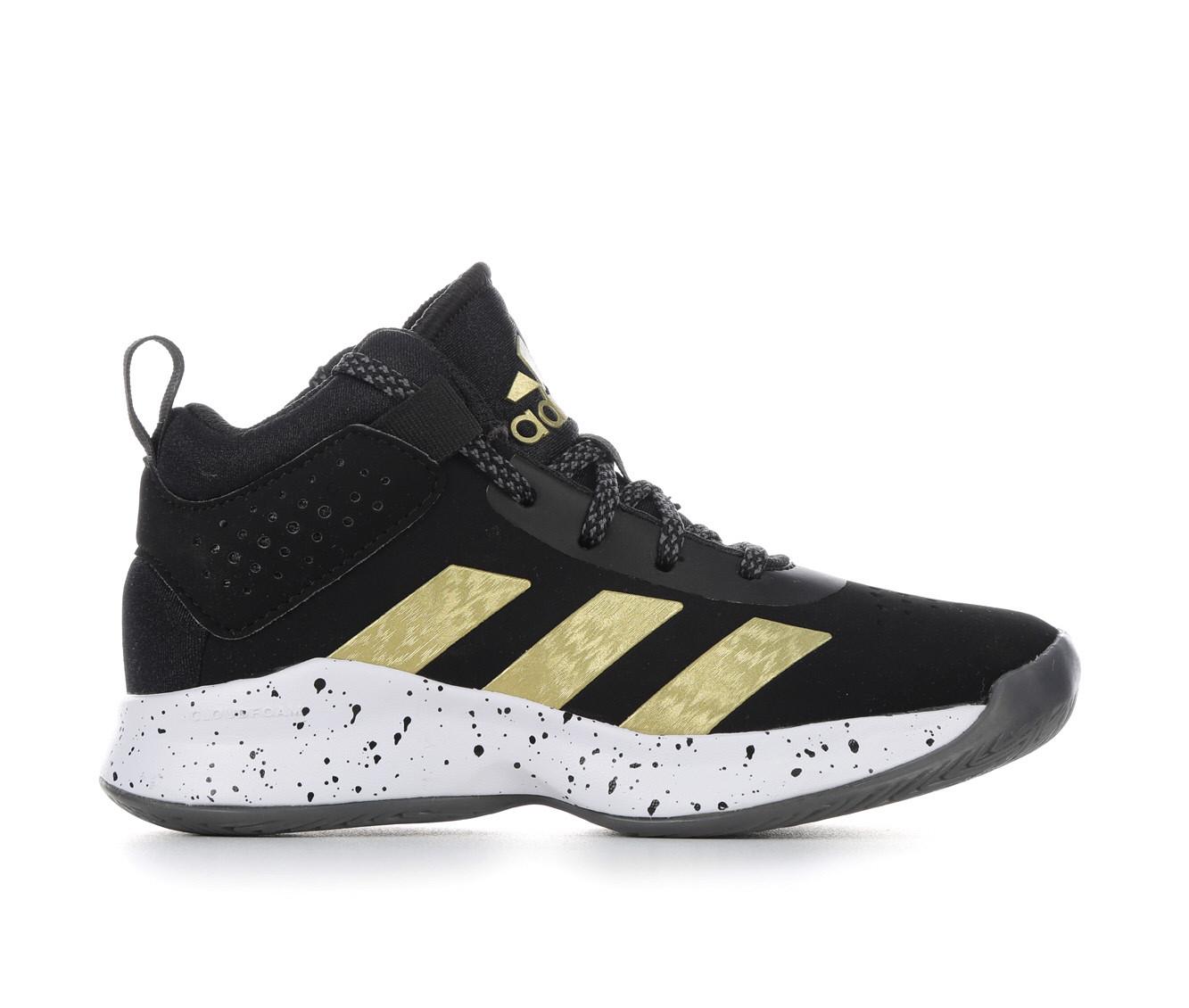 Boys' Adidas Little Kid & Big Kid Cross 'Em Up 5 Wide Width Basketball Shoes