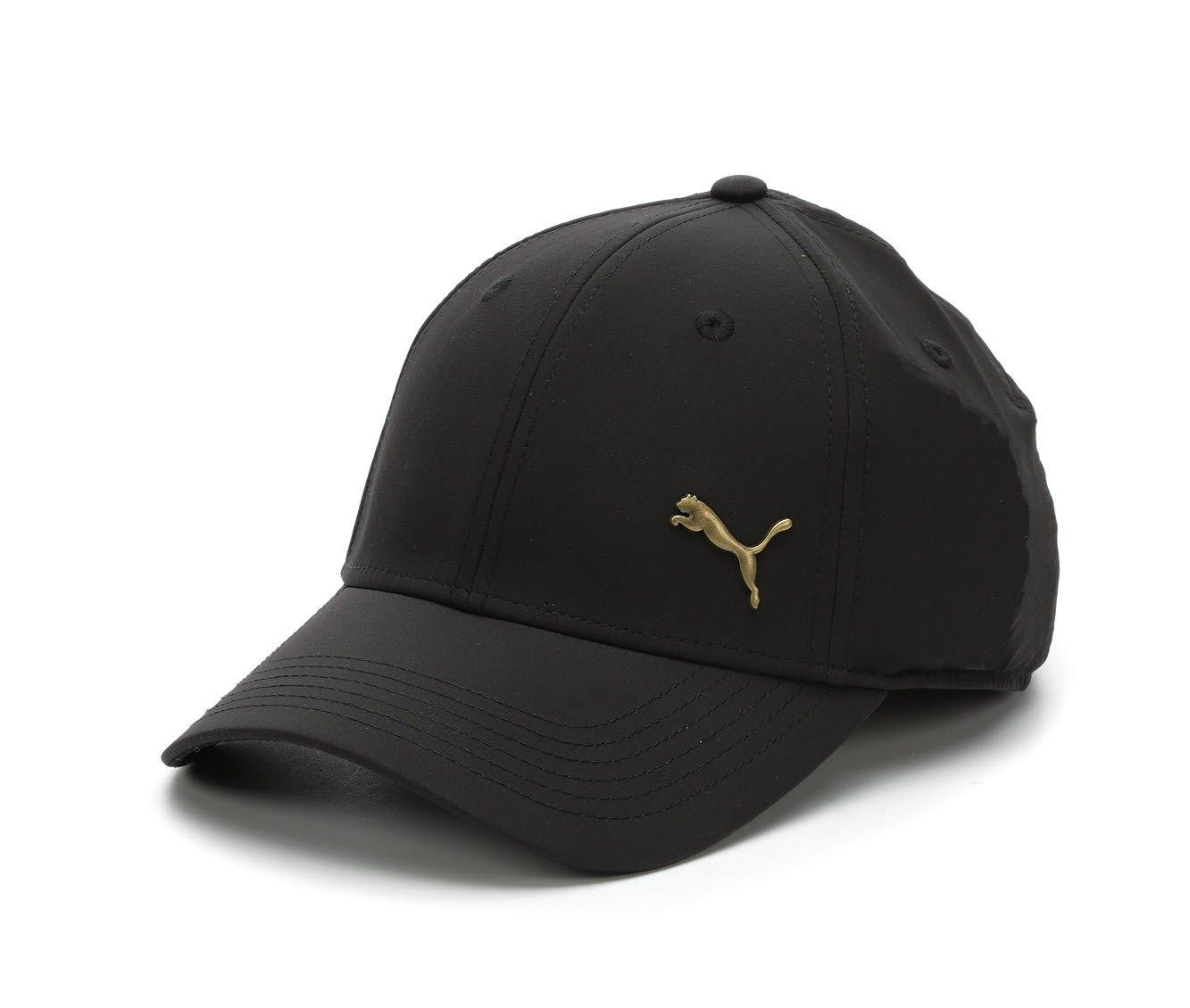 Puma Men s Evercat Alloy Stretch Fit Cap Black Gold Size S M