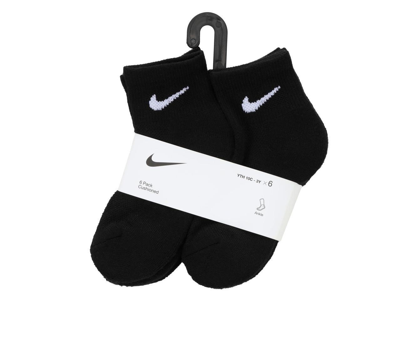 Nike 6P Youth Cushioned Quarter Socks