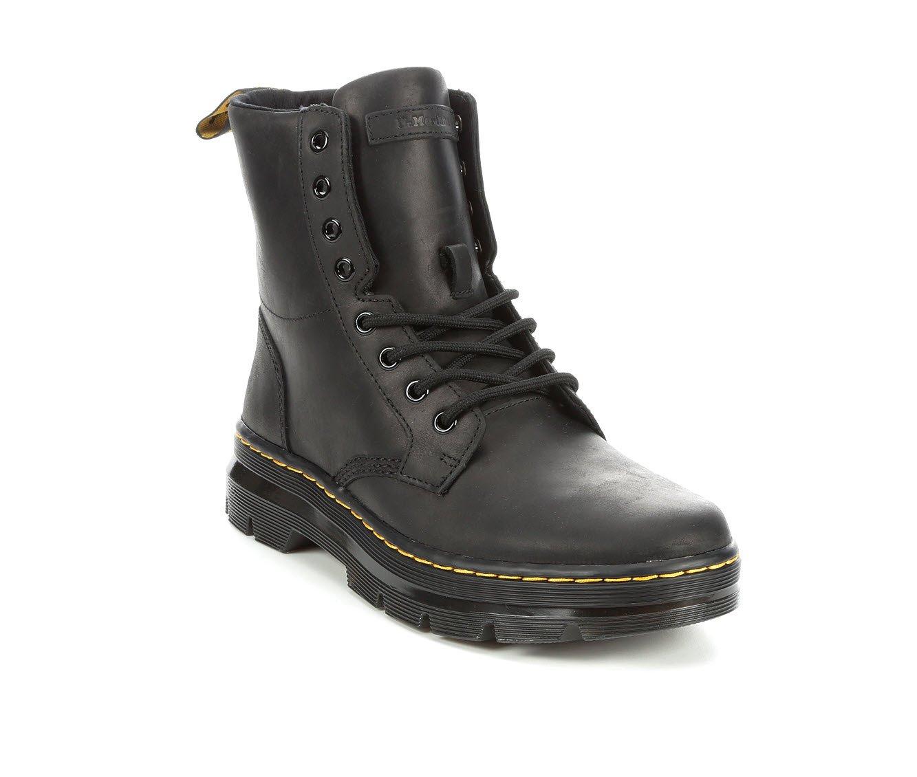 Women's Dr. Martens Combs Leather Combat Boots | Shoe Carnival