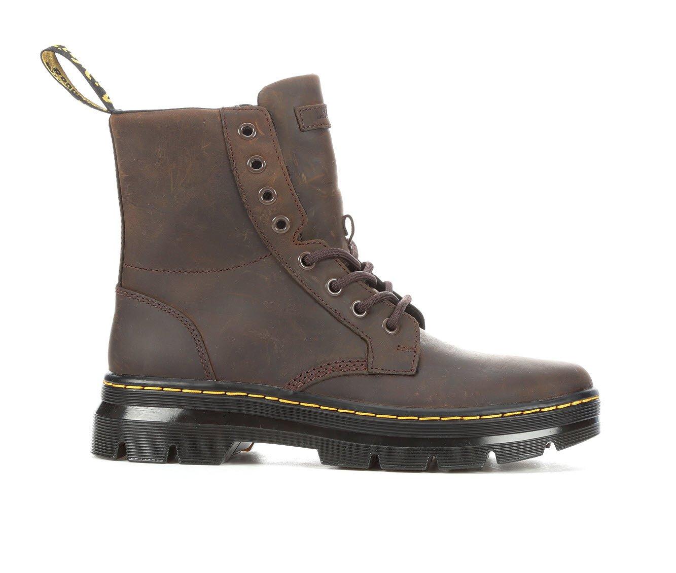 Women's Dr. Martens Combs Leather Combat Boots