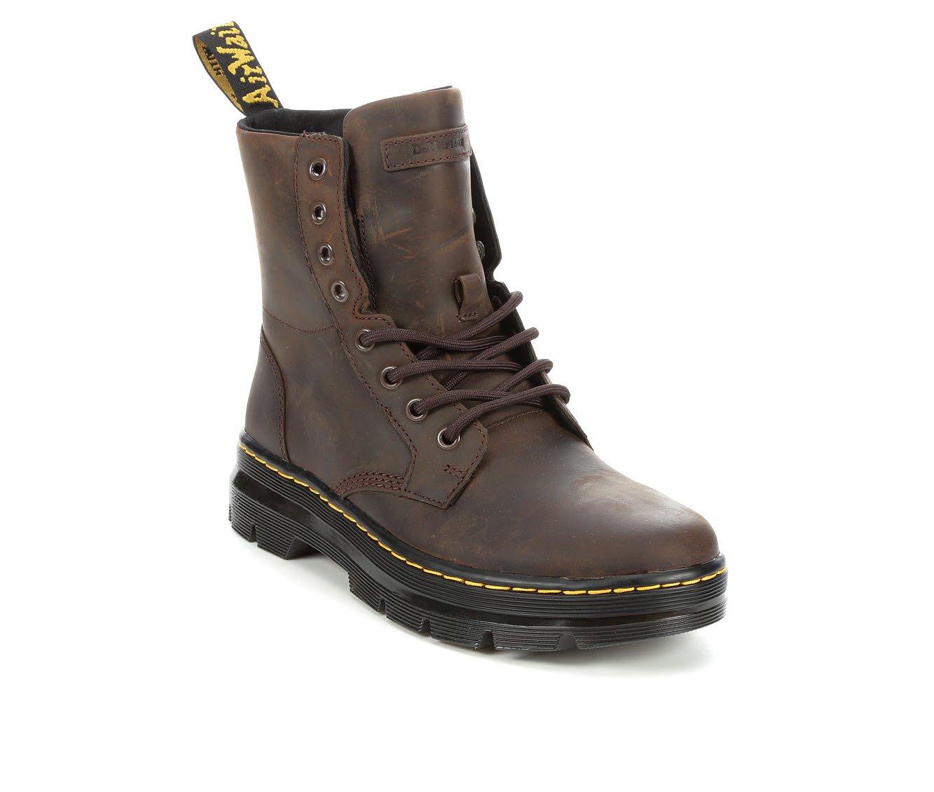 Women's Dr. Martens Combs Leather Combat Boots