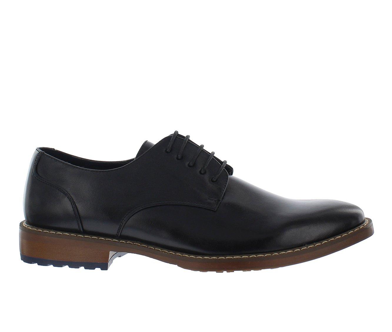 Van heusen black on sale shoes