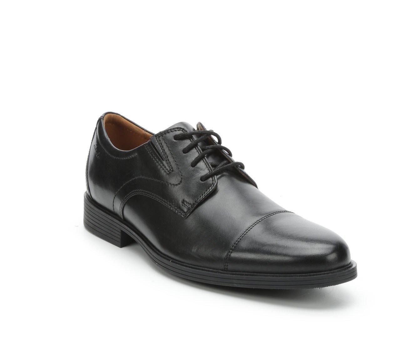 Clarks plain toe on sale oxford