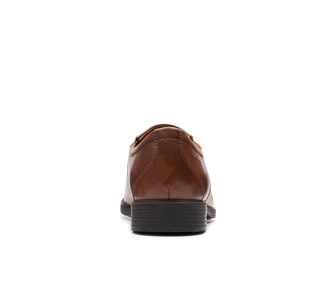 Chaussures Habillées Clarks Homme Brandon Step - Cuir - Semelle Confort - Look Classique Pour Bureau Ou Occasions - 9