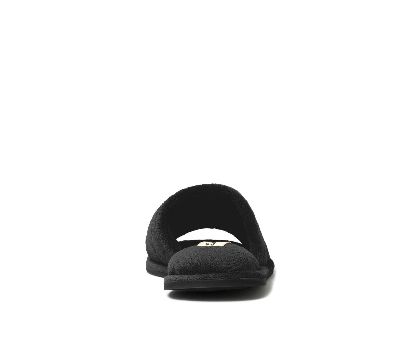 Dearfoams Beatrice Terry Slide with Quilted Vamp Slippers