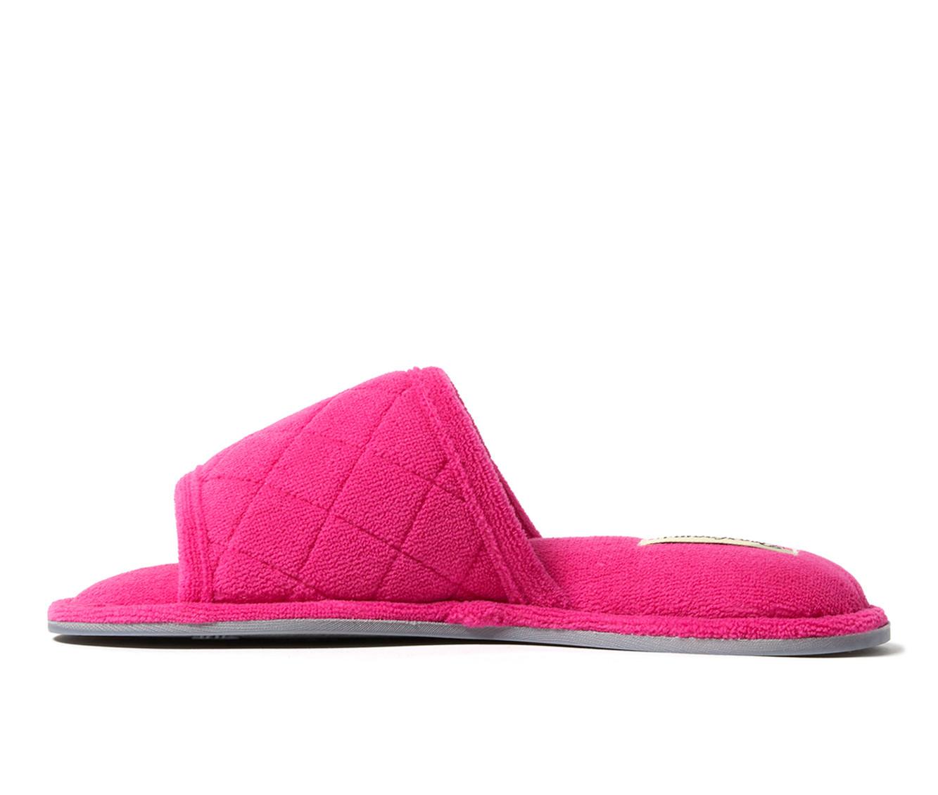 Dearfoams Beatrice Terry Slide with Quilted Vamp Slippers