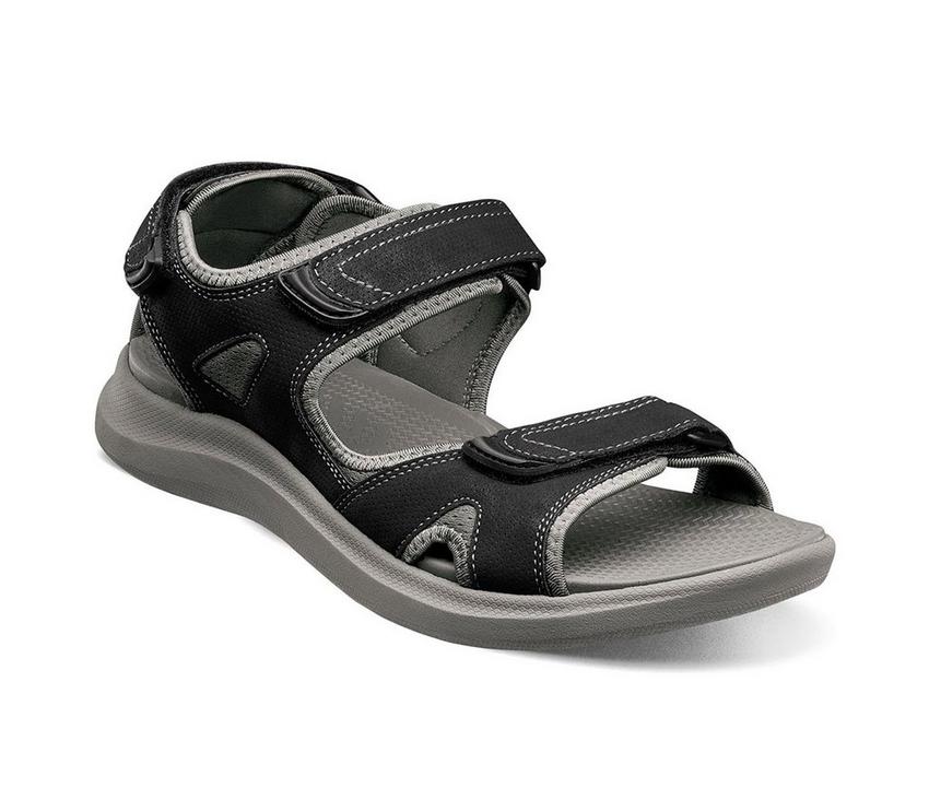 Men's Nunn Bush Rio Vista 3-Strap Outdoor Sandals