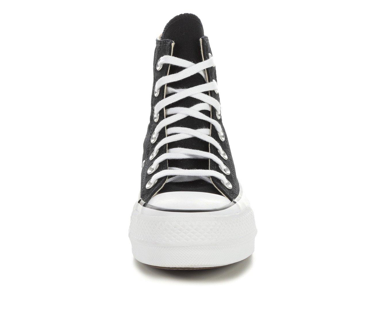 White Elevated Platform Sneakers