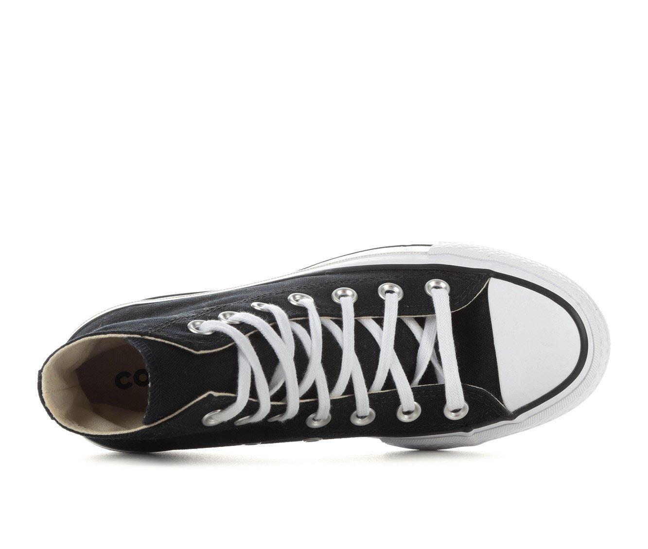 Black chuck taylor all star lift best sale high top platform sneakers