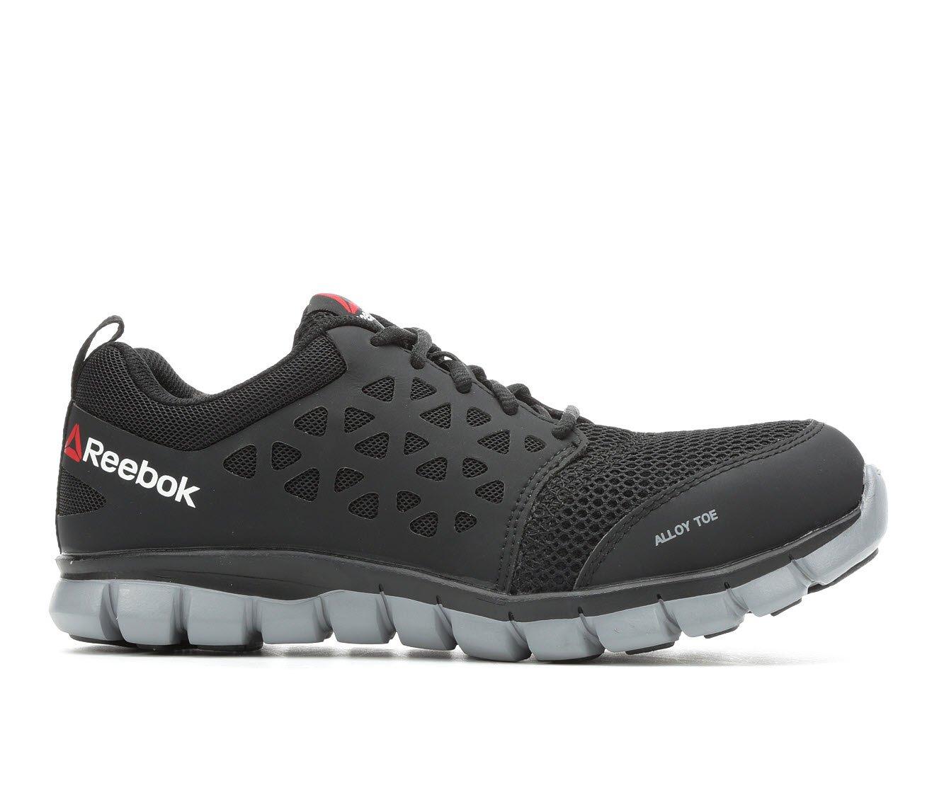 Reebok Women s Sublite Cushion Alloy Toe Work Shoe Black 10