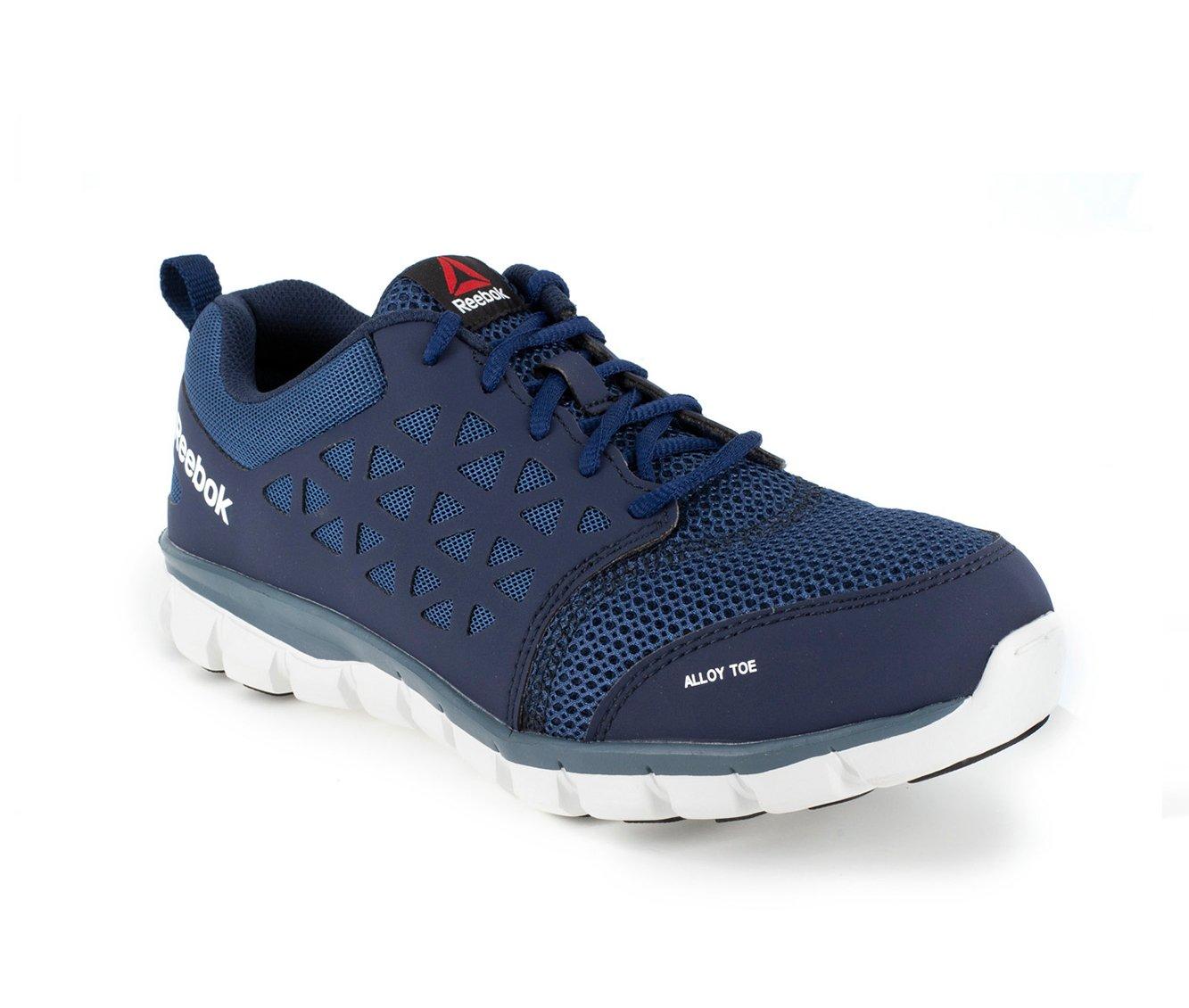 Men's REEBOK WORK Sublite Cushion Mesh Alloy Toe Work Shoes