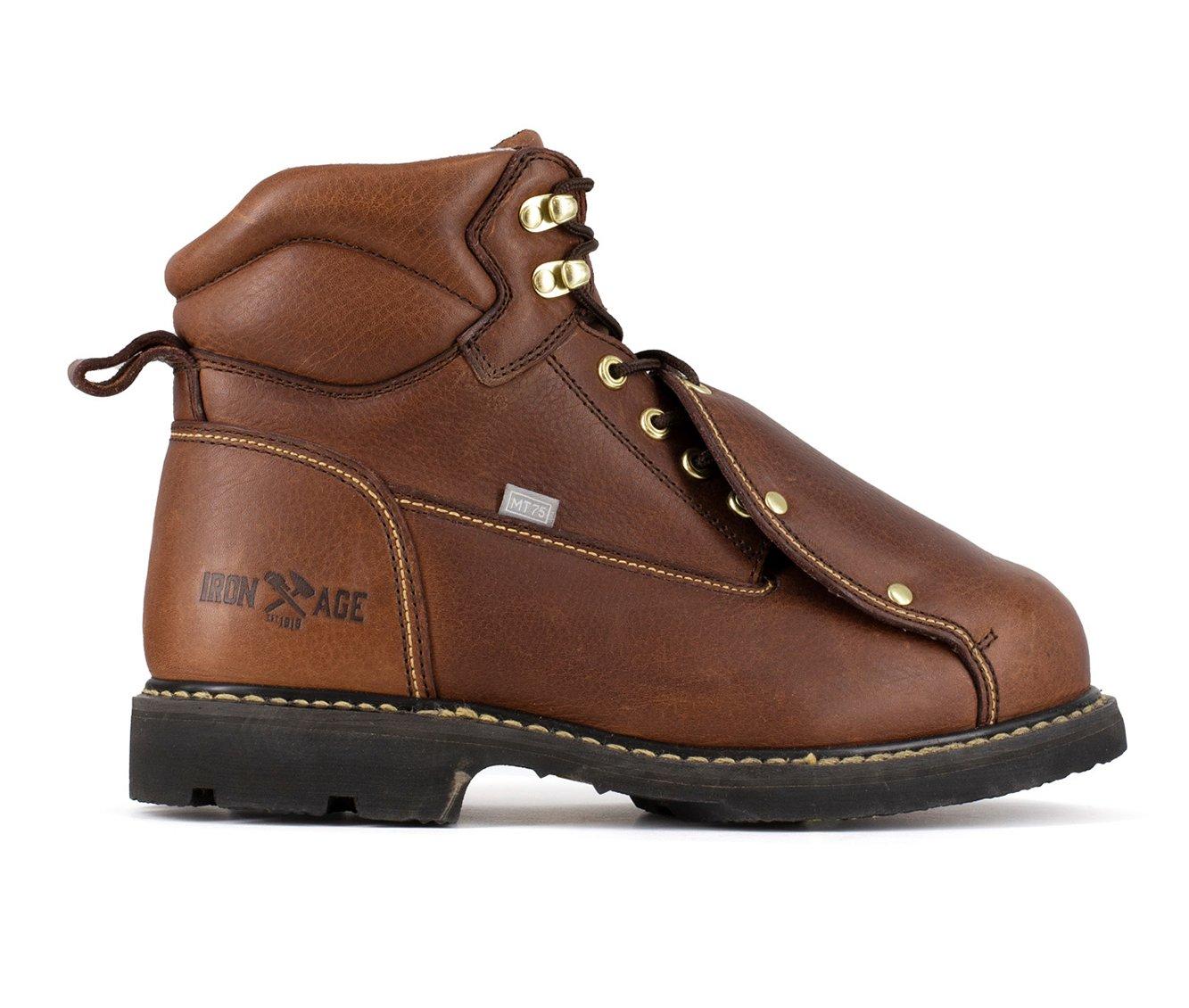 Men's Iron Age Groundbreaker Vibram Steel Toe Work Boots