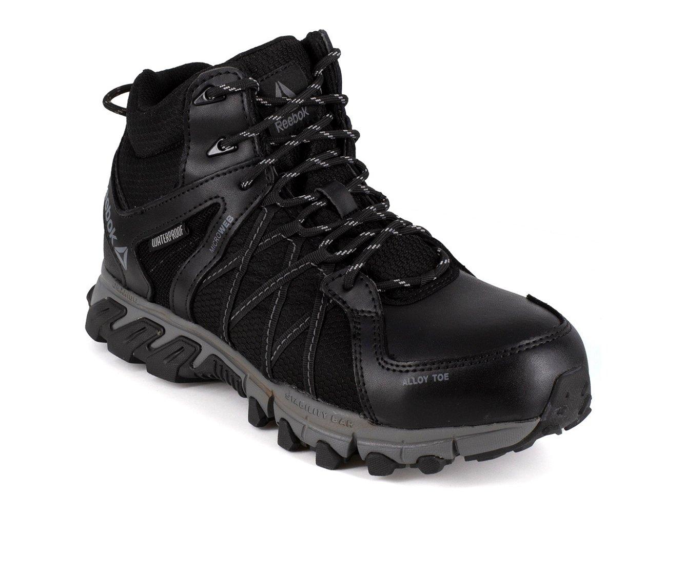 Black store reebok boots